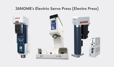 Janome servo press (electro press) lineup