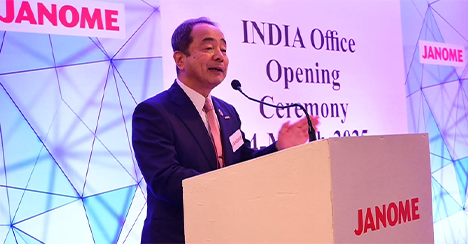 Mr. Saito at the JIE-India Opening Ceremony